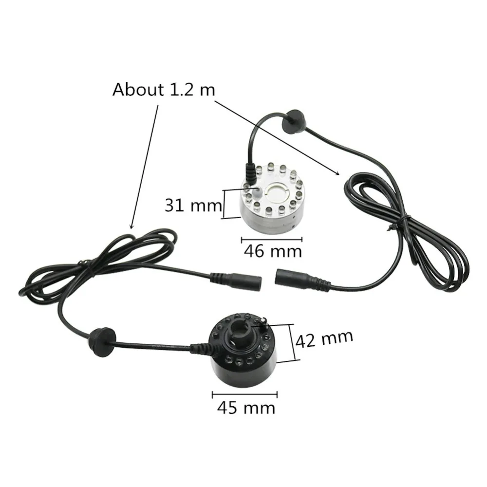 12 LED Atomizer Electric Air H - Terrarium Fogger Ultrasonic 评论和价格